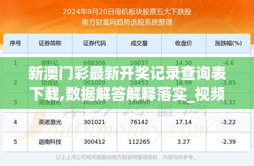 新澳六開彩開獎號碼記錄，探索與解析，新澳六開彩開獎號碼記錄解析探索